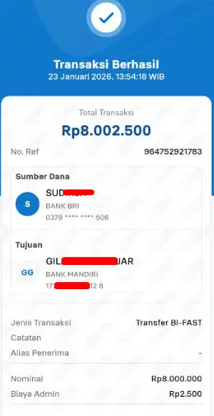 Bukti Transfer