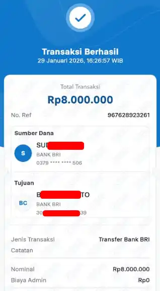 Bukti Transfer