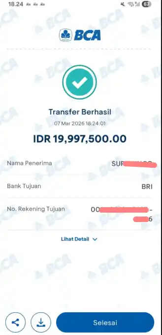 Bukti Transfer