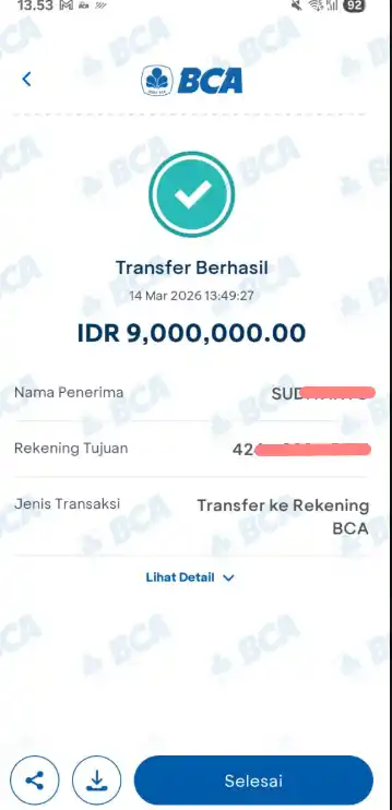 Bukti Transfer