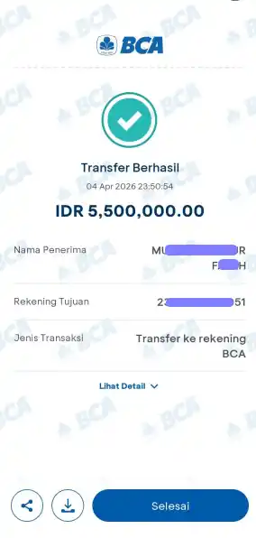 Bukti Transfer