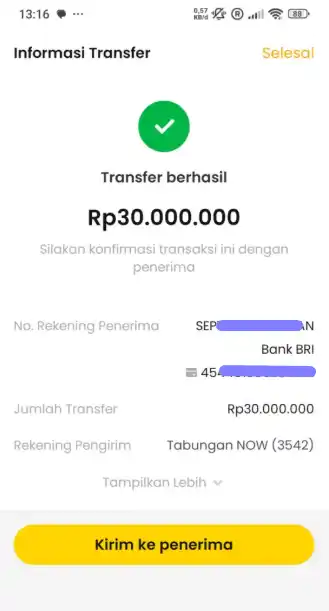 Bukti Transfer