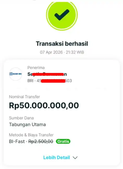 Bukti Transfer