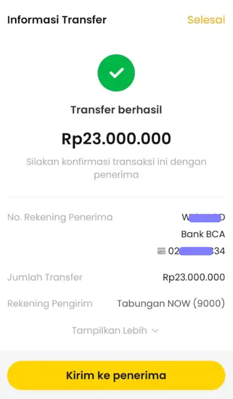 Bukti Transfer
