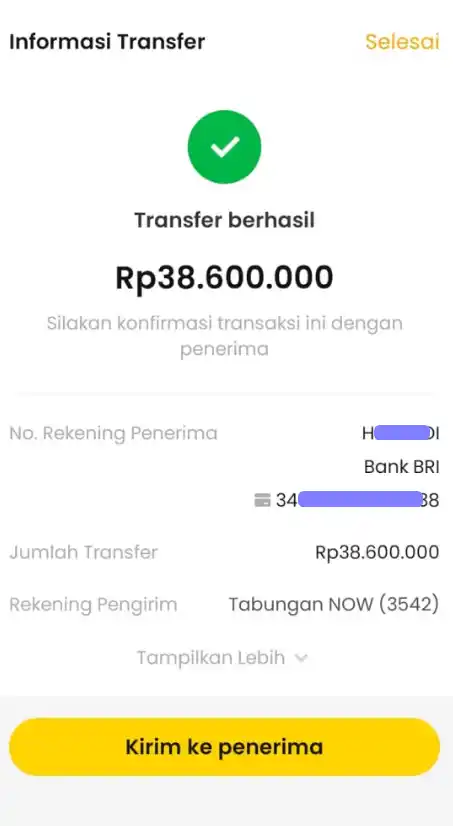 Bukti Transfer