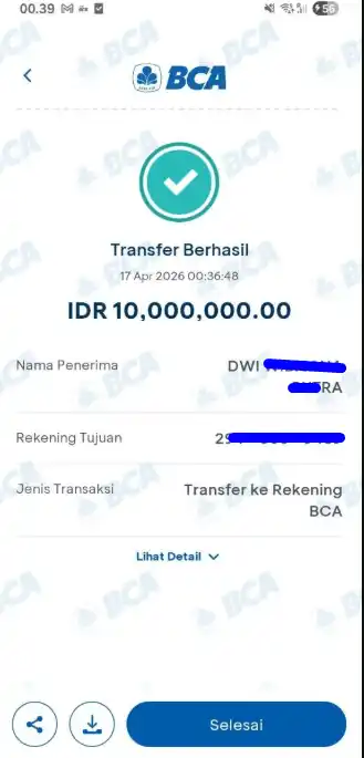 Bukti Transfer