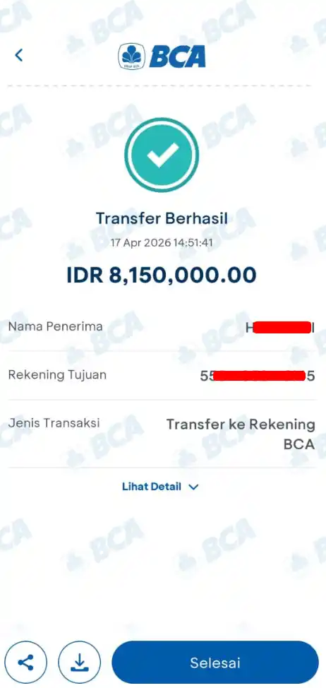 Bukti Transfer