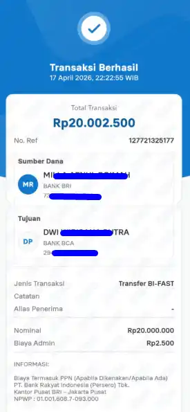 Bukti Transfer