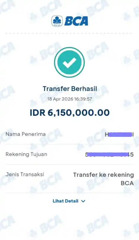 Bukti Transfer