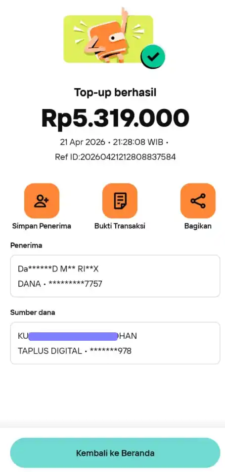 Bukti Transfer