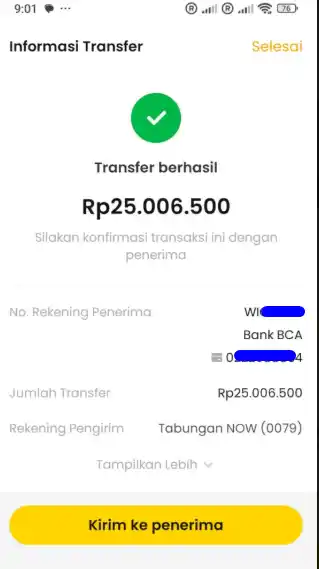 Bukti Transfer