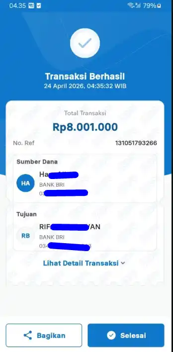 Bukti Transfer