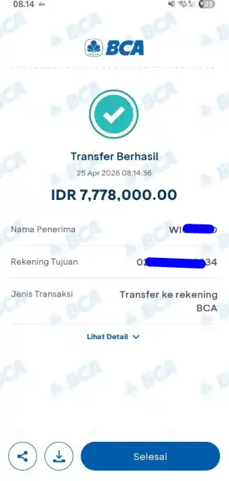 Bukti Transfer