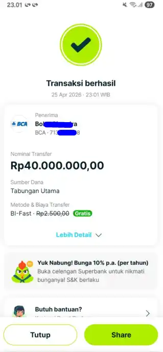 Bukti Transfer