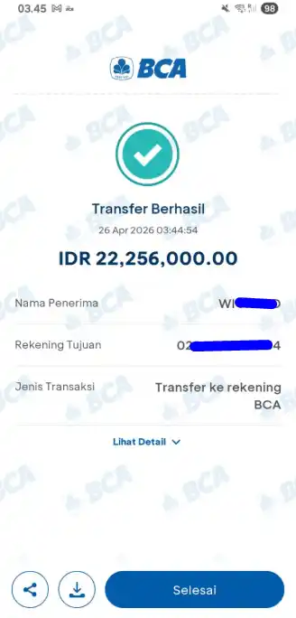 Bukti Transfer