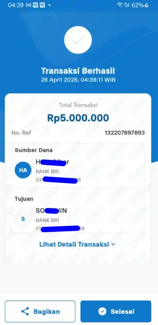 Bukti Transfer