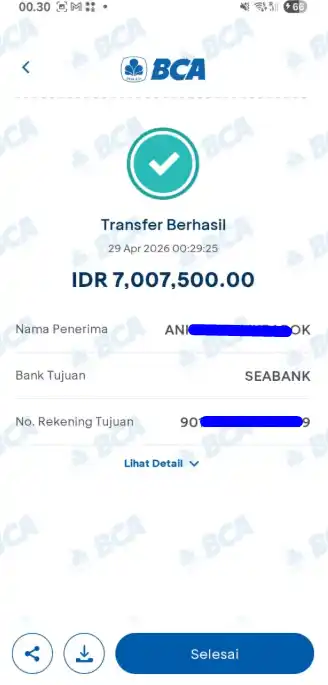 Bukti Transfer