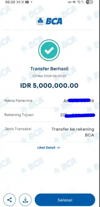 Bukti Transfer