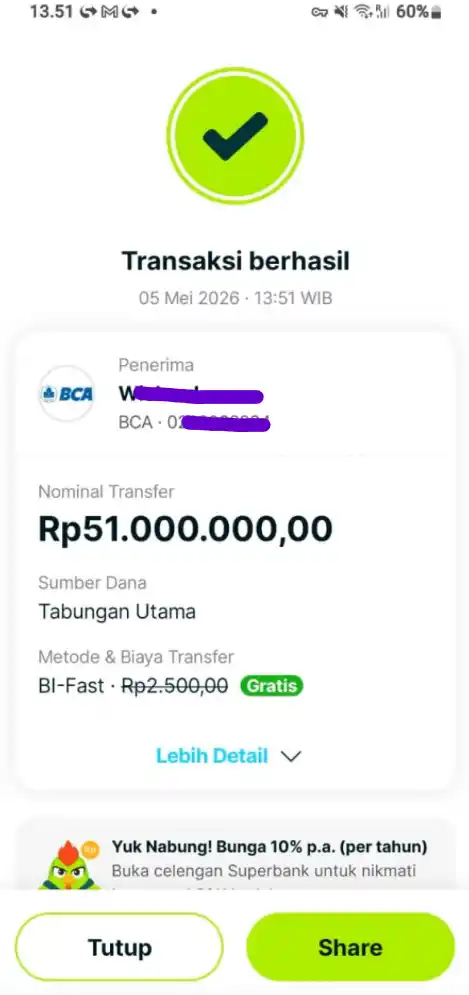 Bukti Transfer