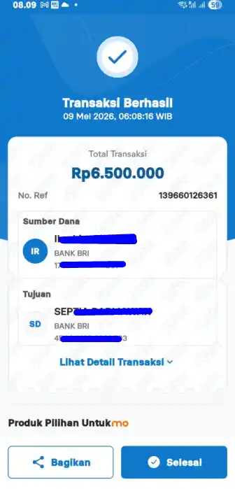 Bukti Transfer
