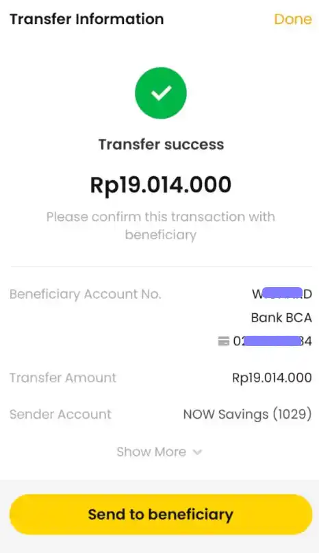 Bukti Transfer