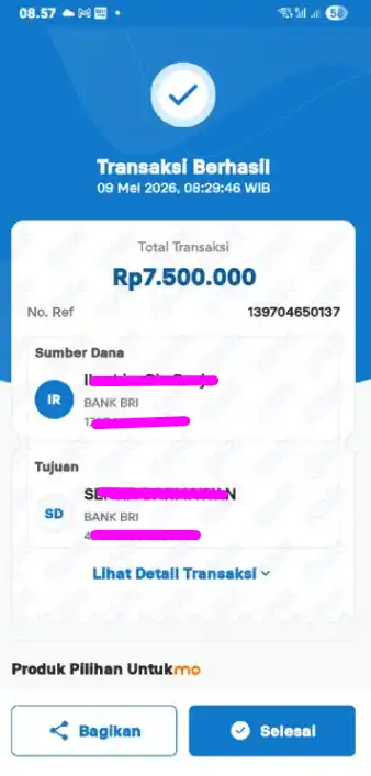 Bukti Transfer