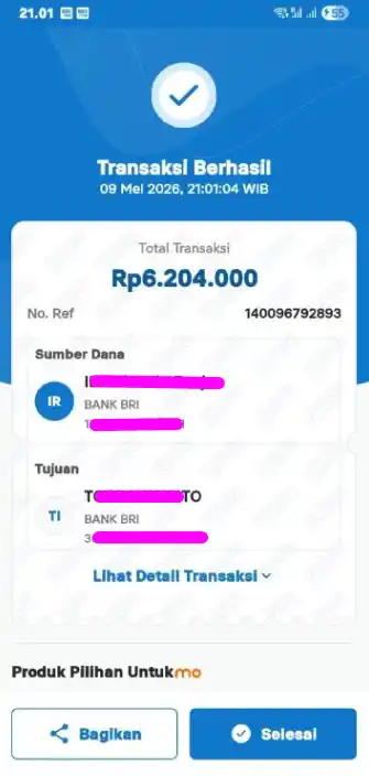 Bukti Transfer