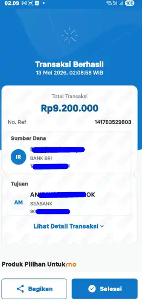 Bukti Transfer