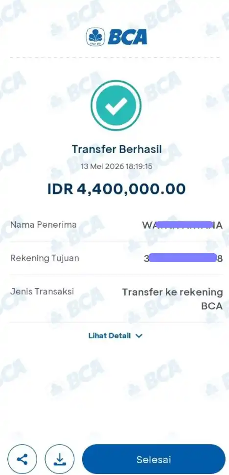 Bukti Transfer
