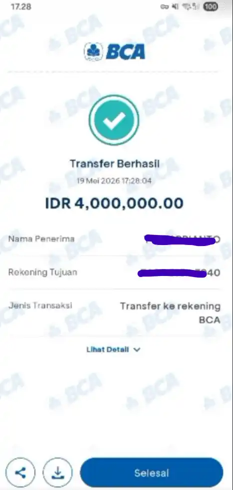 Bukti Transfer
