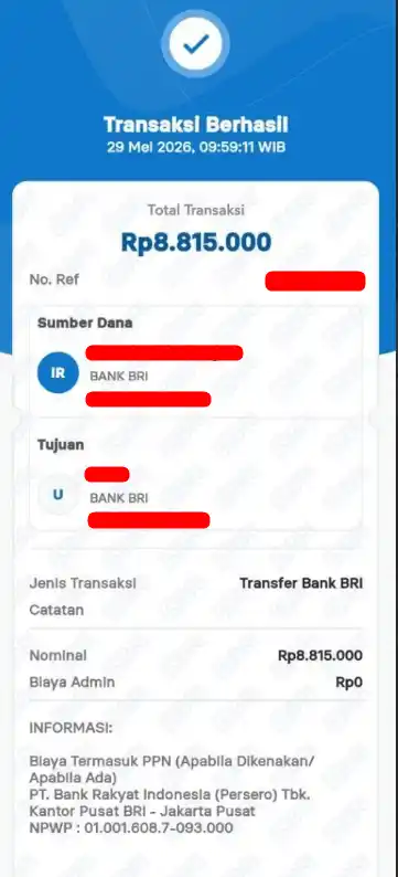 Bukti Transfer
