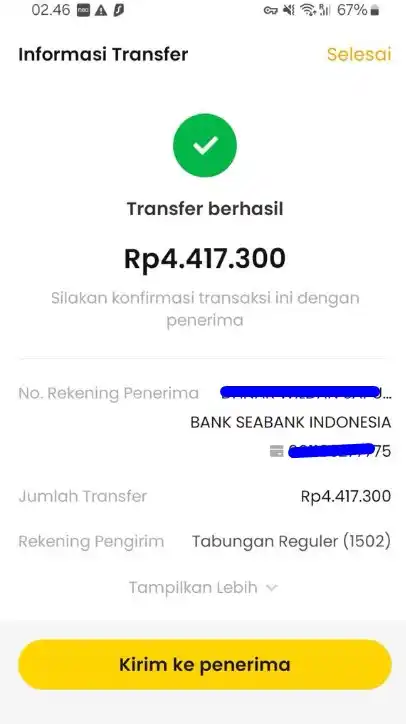 Bukti Transfer