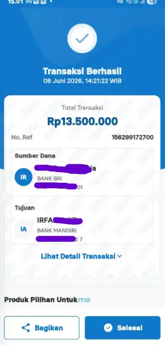 Bukti Transfer
