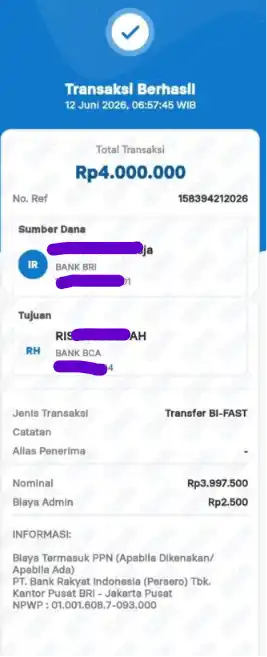 Bukti Transfer