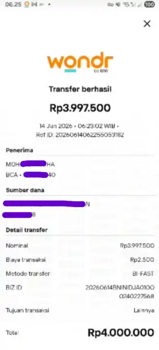 Bukti Transfer