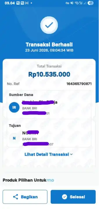 Bukti Transfer