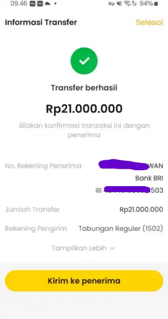 Bukti Transfer