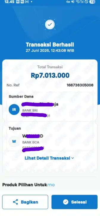 Bukti Transfer