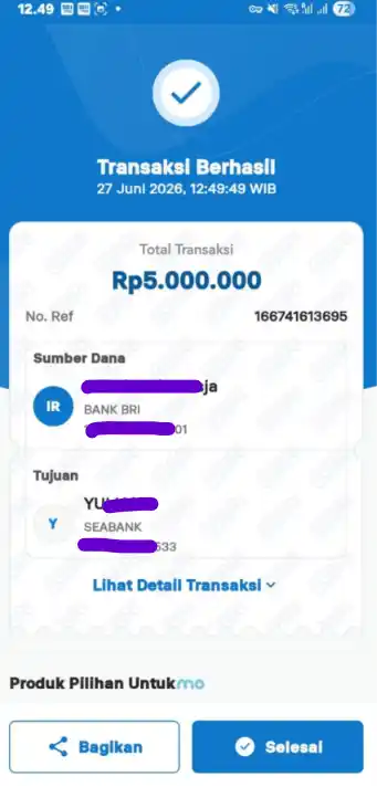 Bukti Transfer