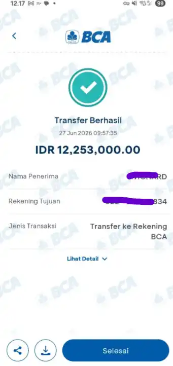Bukti Transfer