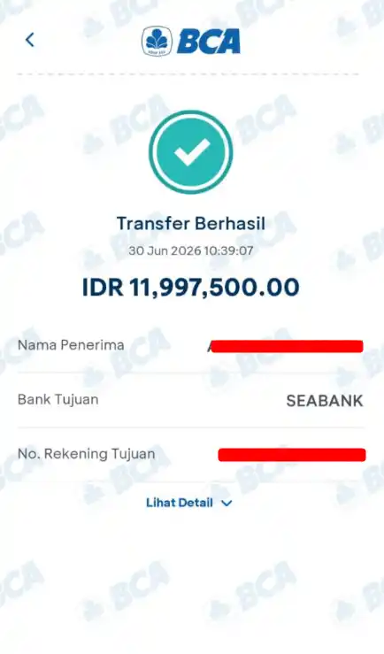 Bukti Transfer