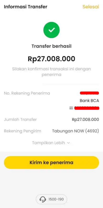 Bukti Transfer