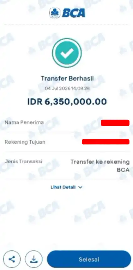 Bukti Transfer