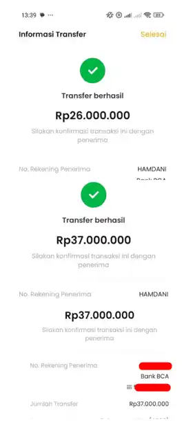 Bukti Transfer