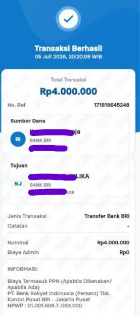 Bukti Transfer