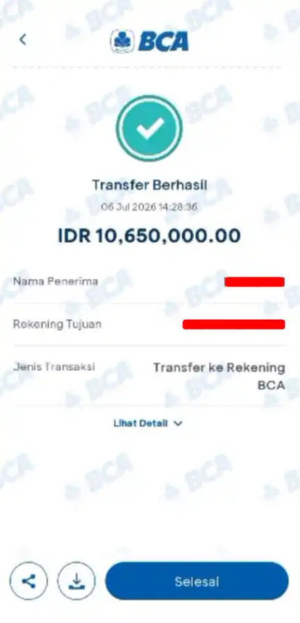 Bukti Transfer