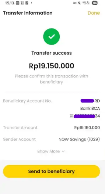 Bukti Transfer