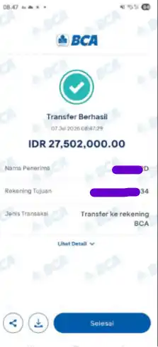 Bukti Transfer