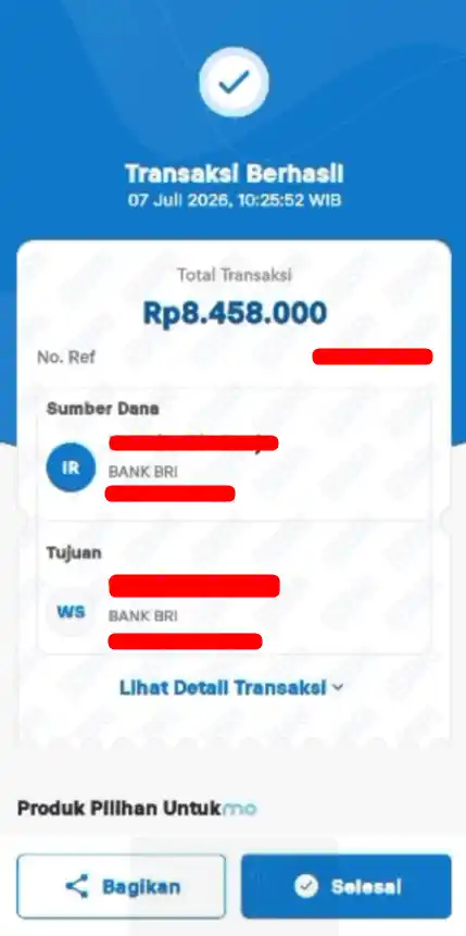 Bukti Transfer