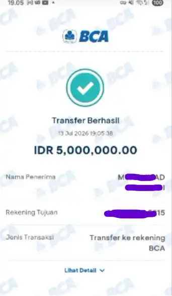 Bukti Transfer